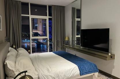 Apartment - Studio - 1 for rent in Damac Maison Prive B - Damac Maison Prive - Business Bay - Dubai