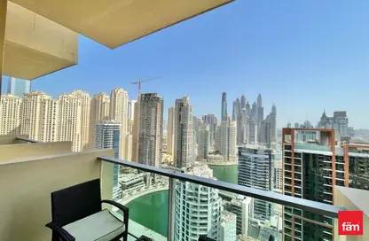 شقة - غرفة نوم - 2 حمامات للايجار في جي دبليو ماريوت هوتيل مارينا - دبي مارينا - دبي