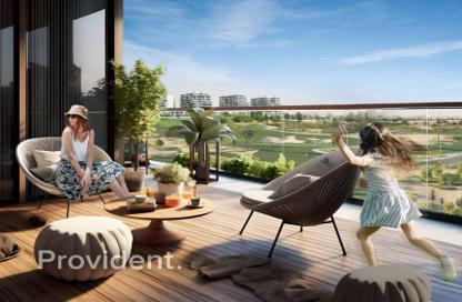Apartment - 1 - 2 for sale in Golf Greens 2 Tower A - Golf Greens 2 - Golf Greens - Damac Hills - Dubai