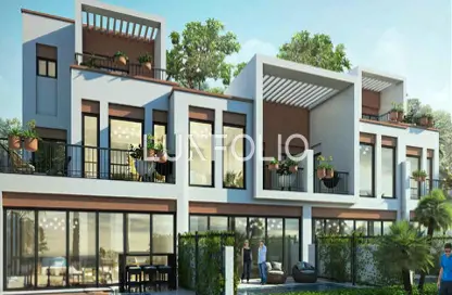 Townhouse - 5 Bedrooms - 4 Bathrooms for sale in Costa Brava 1 - Costa Brava - Damac Lagoons - Dubai