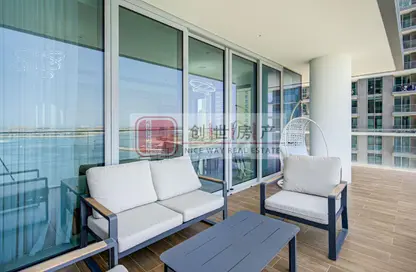 شقة - 3 غرف نوم - 3 حمامات للايجار في برج Beach Isle 2 - بيتش آيل - إعمار بيتشفرونت - دبي هاربور - دبي