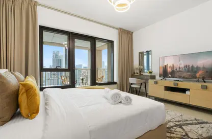 Apartment - Studio - 1 Bathroom for rent in 29 Burj Boulevard Tower 2 - 29 Burj Boulevard - Downtown Dubai - Dubai