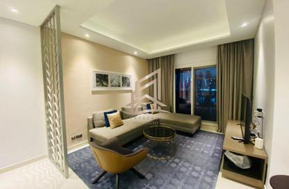 Apartment - 1 - 2 for rent in Damac Maison Prive A - Damac Maison Prive - Business Bay - Dubai