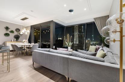 Apartment - 3 Bedrooms - 4 Bathrooms for rent in Burj Vista Tower 1 - Burj Vista - Downtown Dubai - Dubai