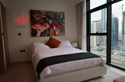 شقة - غرفة نوم - 2 حمامات للايجار في مارينا ليفنج - دبي مارينا - دبي