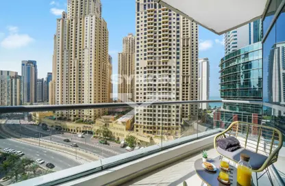 شقة - 1 حمام للايجار في باي سنترال غرب - باي سنترال - دبي مارينا - دبي