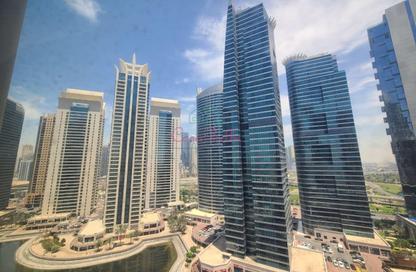 شقة - غرفة نوم - 2 حمامات للايجار في برج البحيرة 1 - (JLT) مجمع Y - أبراج بحيرات الجميرا - دبي