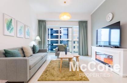 Apartment - 1 Bedroom - 2 Bathrooms for rent in Damac Heights - Dubai Marina - Dubai