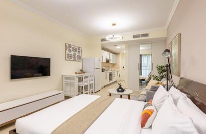 Apartment - Studio - 1 Bathroom for rent in Goldcrest Executive - JLT Cluster C - Jumeirah Lake Towers - Dubai