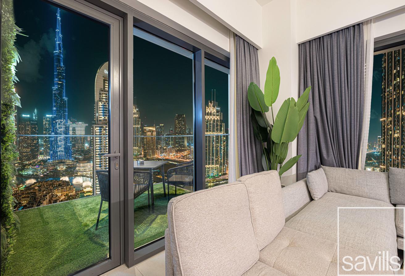Skyline Splendor | Burj Khalifa View | High Floor photo 8