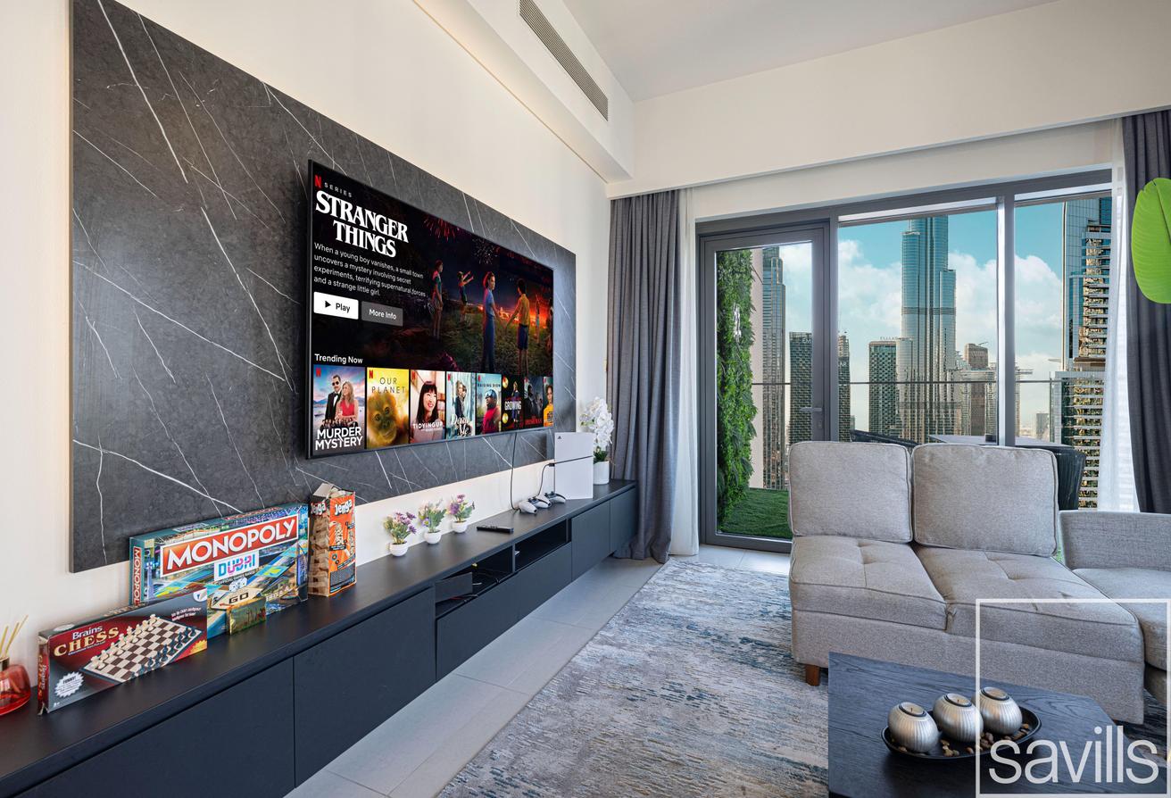 Skyline Splendor | Burj Khalifa View | High Floor photo 2