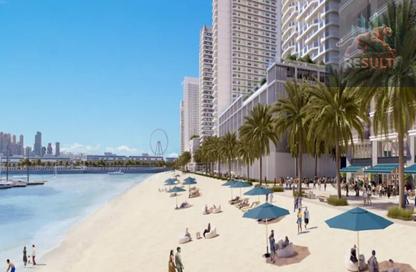 Apartment - 2 - 3 for sale in Beachgate by Address - Emaar Beachfront - Dubai Harbour - Dubai