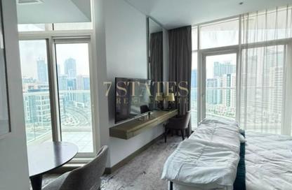 Apartment - Studio - 1 Bathroom for rent in Damac Maison Prive B - Damac Maison Prive - Business Bay - Dubai