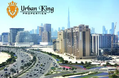 شقة - غرفة نوم - 2 حمامات للايجار في مبنى الجداف - الجداف - دبي