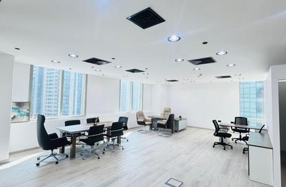 Office Space - Studio - 1 Bathroom for rent in The Prism - Business Bay - Dubai