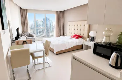 Apartment - 1 Bathroom for rent in Damac Maison The Vogue - Business Bay - Dubai