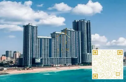 Apartment - 2 Bedrooms - 3 Bathrooms for rent in Ajman Corniche Residences - Ajman Corniche Road - Ajman