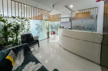 مكتب - استوديو للايجار في برج تشرشل للأعمال - أبراج تشرشل - الخليج التجاري - دبي