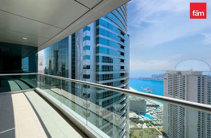 Apartment - 3 - 4 for rent in Al Fattan Marine Tower - Al Fattan Marine Towers - Jumeirah Beach Residence - Dubai