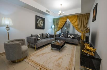 Apartment - 1 Bedroom - 2 Bathrooms for rent in Beach Tower 2 - Al Khan Lagoon - Al Khan - Sharjah