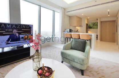 Apartment - 1 Bedroom - 2 Bathrooms for rent in The Palm Tower - Palm Jumeirah - Dubai