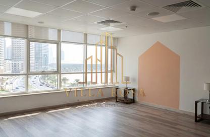 Office Space - Studio - 2 for rent in Asas Tower - Al Khan Lagoon - Al Khan - Sharjah