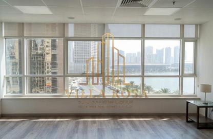 Office Space - Studio - 2 for rent in Asas Tower - Al Khan Lagoon - Al Khan - Sharjah