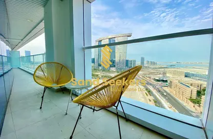 Apartment - 2 Bedrooms - 3 Bathrooms for rent in Y Tower Reem - Tamouh - Al Reem Island - Abu Dhabi