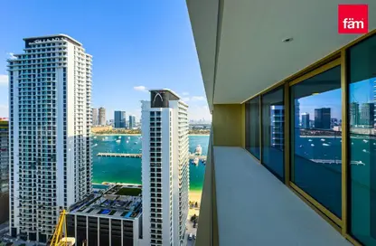 Apartment - 3 Bedrooms - 4 Bathrooms for rent in Grand Bleu Tower 1 - EMAAR Beachfront - Dubai Harbour - Dubai