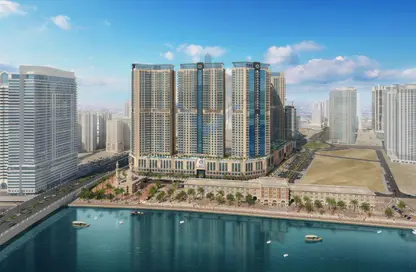 Apartment - 3 Bedrooms - 4 Bathrooms for sale in Terhab Residence - Al Qasba - Sharjah