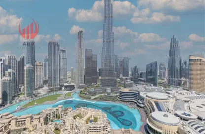 شقة - غرفة نوم - 2 حمامات للايجار في فندق برج ليك - العنوان داون تاون - وسط مدينة دبي - دبي