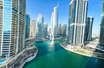 Apartment - 1 Bedroom - 2 Bathrooms for rent in Lakeside Residence - JLT Cluster A - Jumeirah Lake Towers - Dubai