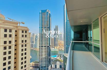 Apartment - 2 - 3 for rent in Al Fattan Marine Tower - Al Fattan Marine Towers - Jumeirah Beach Residence - Dubai