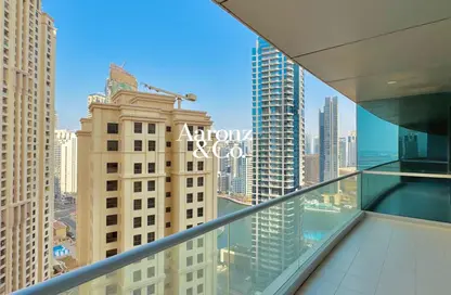 Apartment - 2 Bedrooms - 3 Bathrooms for rent in Al Fattan Marine Tower - Al Fattan Marine Towers - Jumeirah Beach Residence - Dubai