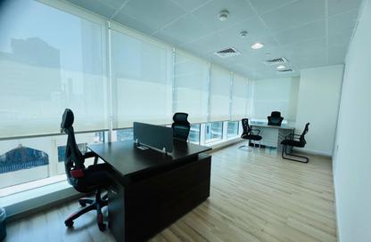 Office Space - Studio - 4 Bathrooms for rent in Hamdan Street - Abu Dhabi