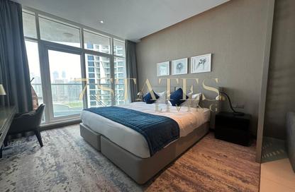 Apartment - Studio - 1 Bathroom for rent in Damac Maison Prive A - Damac Maison Prive - Business Bay - Dubai