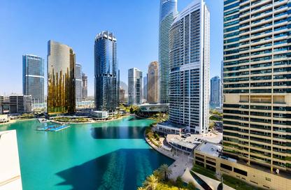Apartment - 2 Bedrooms - 3 Bathrooms for rent in Al Shera Tower - JLT Cluster E - Jumeirah Lake Towers - Dubai