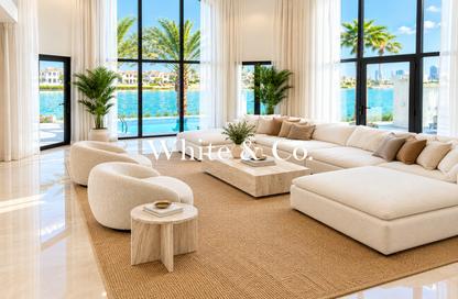 Villa - 4 - 5 for rent in Garden Homes Frond B - Garden Homes - Palm Jumeirah - Dubai