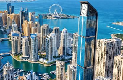 Apartment - 2 - 3 for sale in Aeternitas Tower - Dubai Marina - Dubai