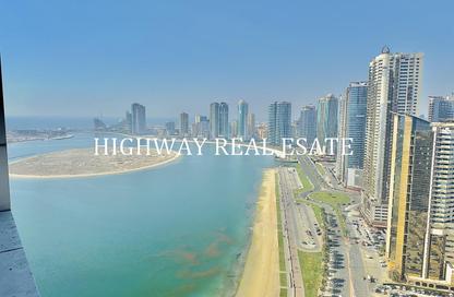 Apartment - 1 - 2 for rent in Al Waha Residence - Al Khan - Sharjah