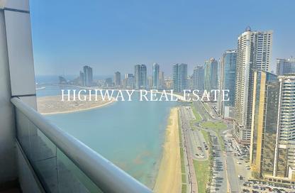 Apartment - 1 - 2 for rent in Al Waha Residence - Al Khan - Sharjah