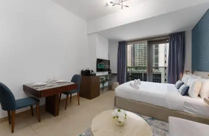 Apartment - Studio - 1 Bathroom for rent in Sparkle Tower 3 - Sparkle Towers - Dubai Marina - Dubai