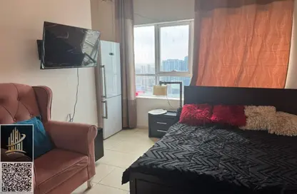 Apartment - Studio - 1 Bathroom for sale in Orient Tower 2 - Orient Towers - Al Bustan - Ajman