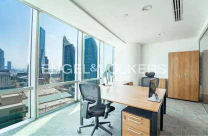 Office Space - Studio - 1 Bathroom for rent in North Tower - Emirates Financial Towers - DIFC - Dubai