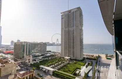 Apartment - 3 Bedrooms - 5 Bathrooms for rent in Al Fattan Marine Tower - Al Fattan Marine Towers - Jumeirah Beach Residence - Dubai