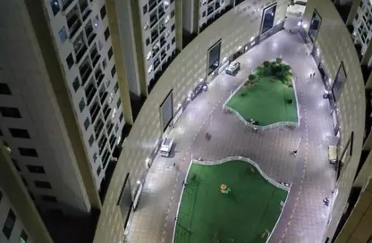 Apartment - Studio - 1 Bathroom for rent in Tower A3 - Ajman Pearl Towers - Ajman Downtown - Ajman