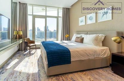 Apartment - Studio - 1 Bathroom for rent in Damac Maison Prive B - Damac Maison Prive - Business Bay - Dubai