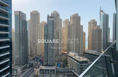 Apartment - Studio - 1 Bathroom for sale in Silverene Tower B - Silverene - Dubai Marina - Dubai