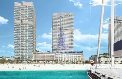 شقة - غرفة نوم - 1 حمام للبيع في برج Marina Vista 2 - مارينا فيستا - إعمار بيتشفرونت - دبي هاربور - دبي