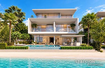 Villa - 5 - 7 for sale in Beach Collection Frond P - Beach Collection - Palm Jebel Ali - Dubai